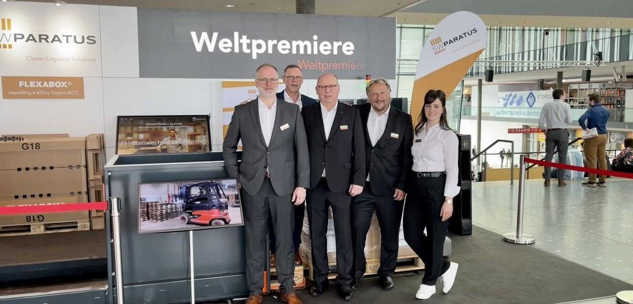 Innovative Lösungen für den Palettenwechsel: SW-Paratus GmbH überrascht erneut auf der (Foto: SW-Paratus GmbH)